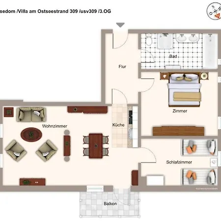 Am Ostseestrand Am Ostseestrand 309 塞巴特黑灵斯多夫